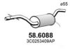 VW 3C0253409M Middle Silencer